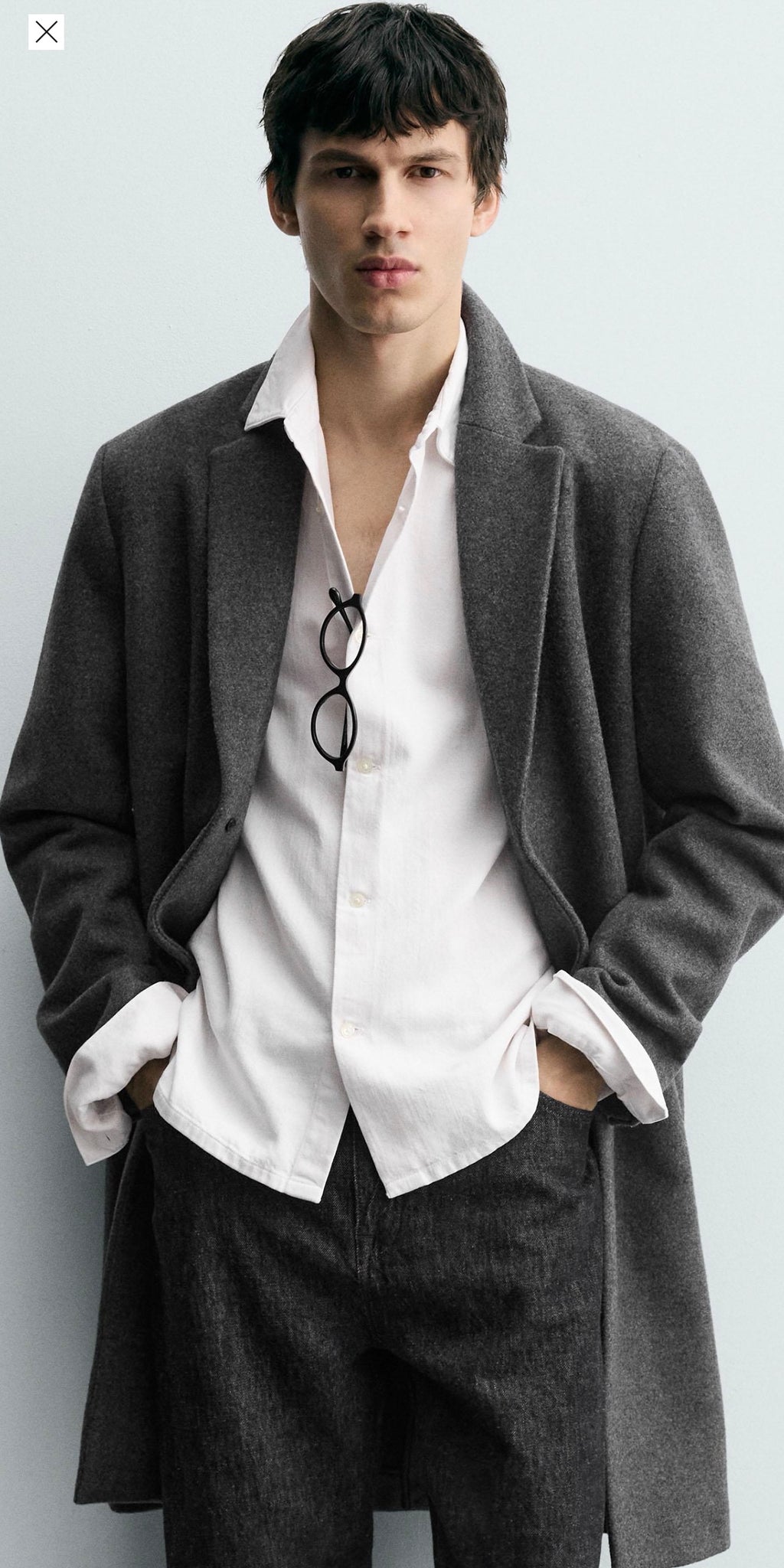 REGULAR FIT WOOL COAT