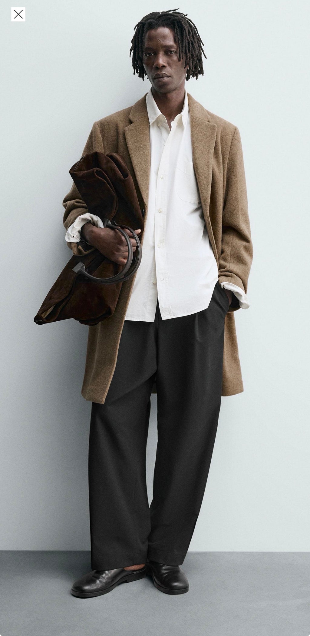 REGULAR FIT WOOL COAT