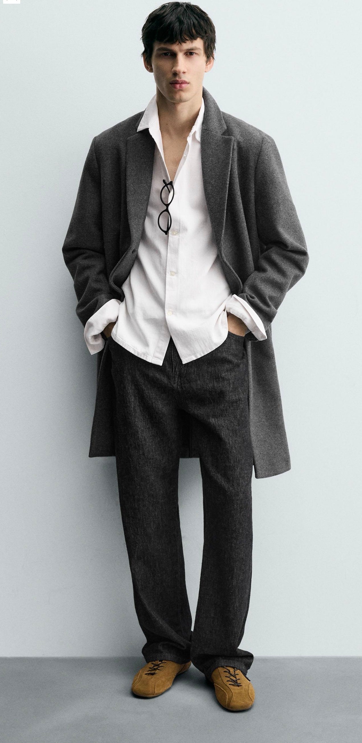REGULAR FIT WOOL COAT