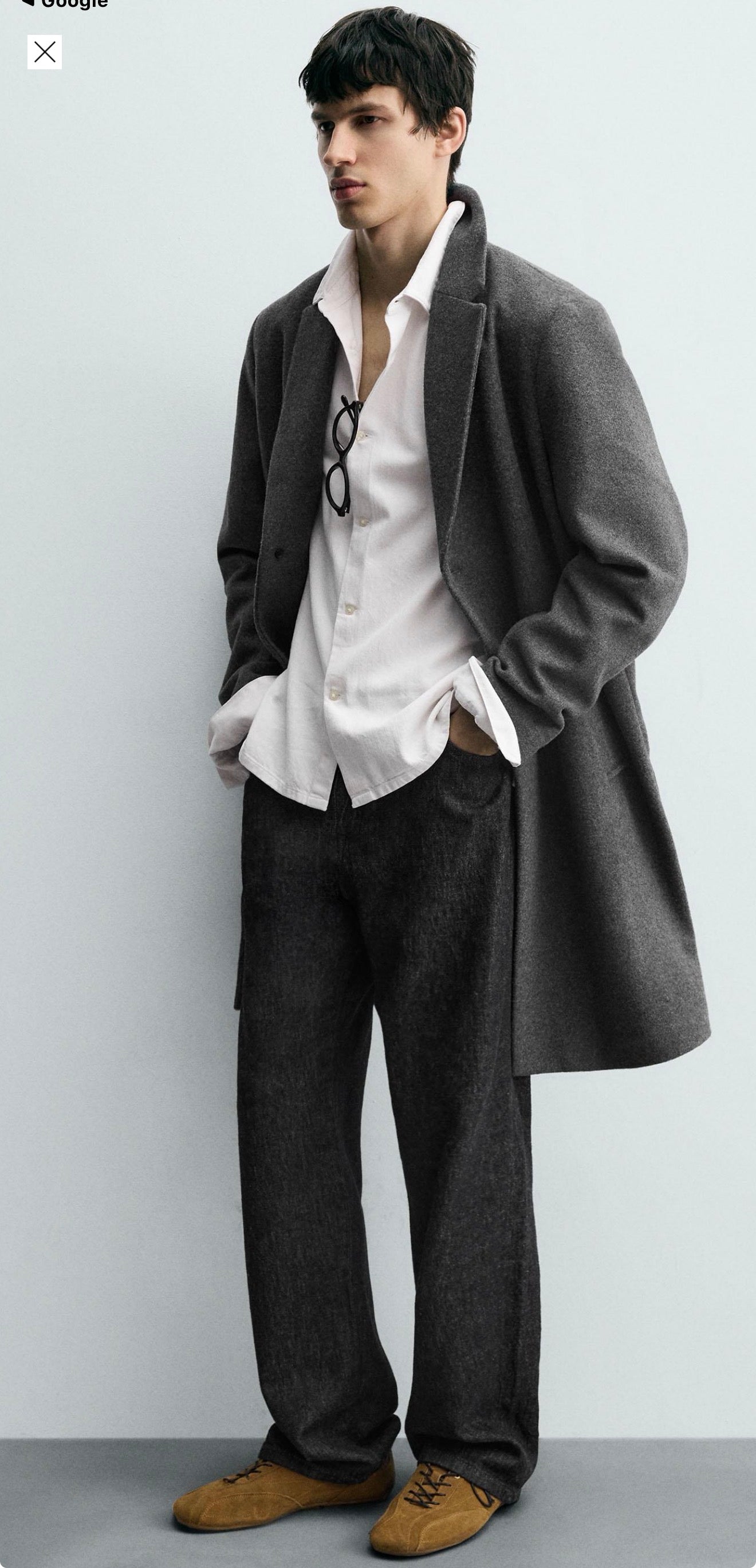 REGULAR FIT WOOL COAT