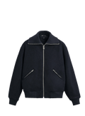 jacket zara full zipper box fit
