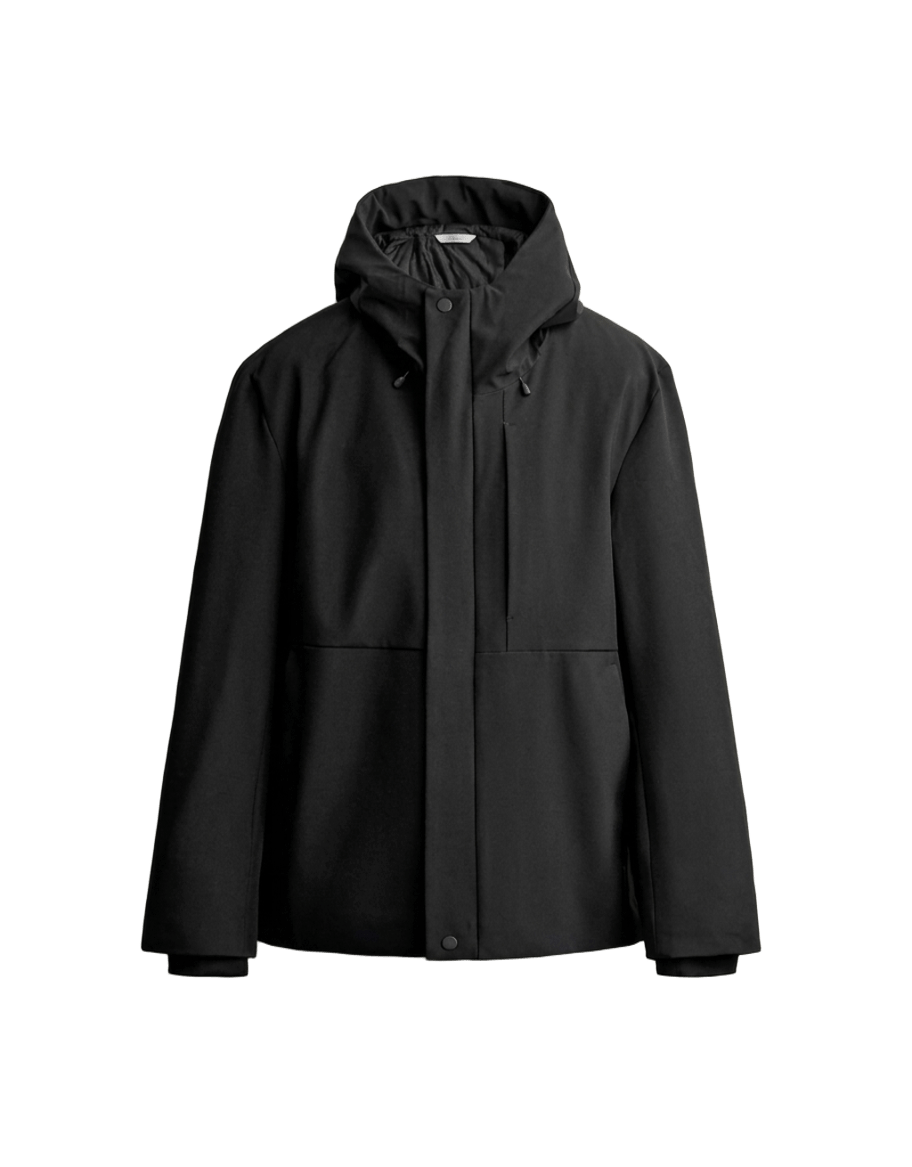 jacket zara water peof puffer
