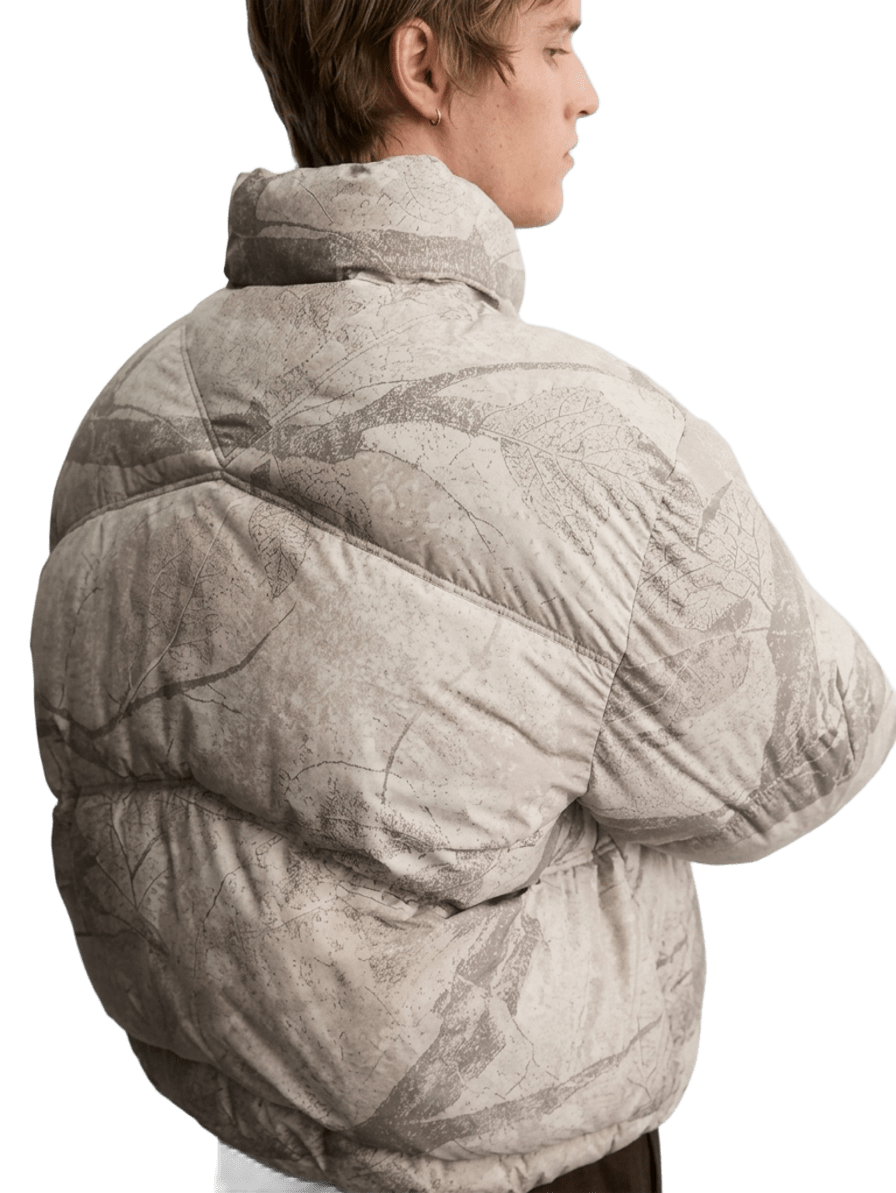 ZARA ABSTRACT PRINT PUFFER