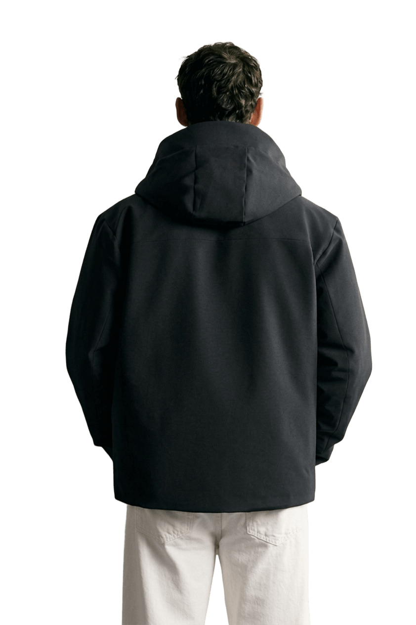 jacket zara water peof puffer