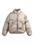 ZARA ABSTRACT PRINT PUFFER