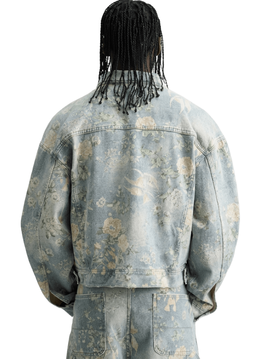 jacket zara flower