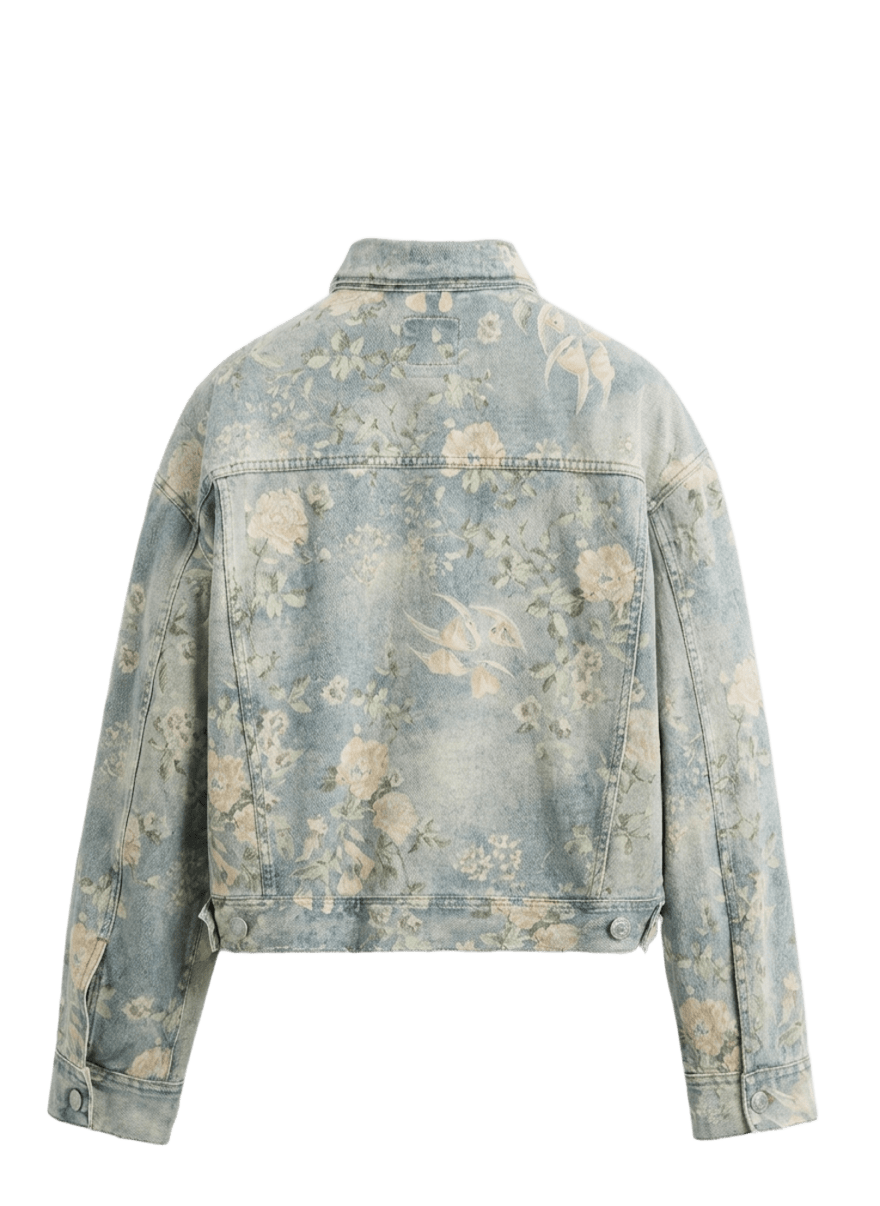 jacket zara flower