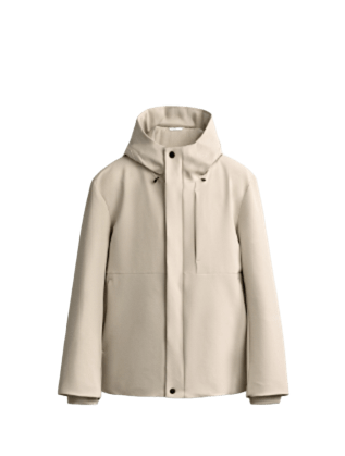 jacket zara water peof puffer