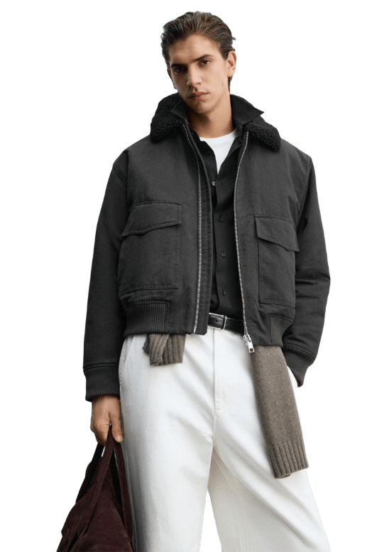 jacket zara water prof farw