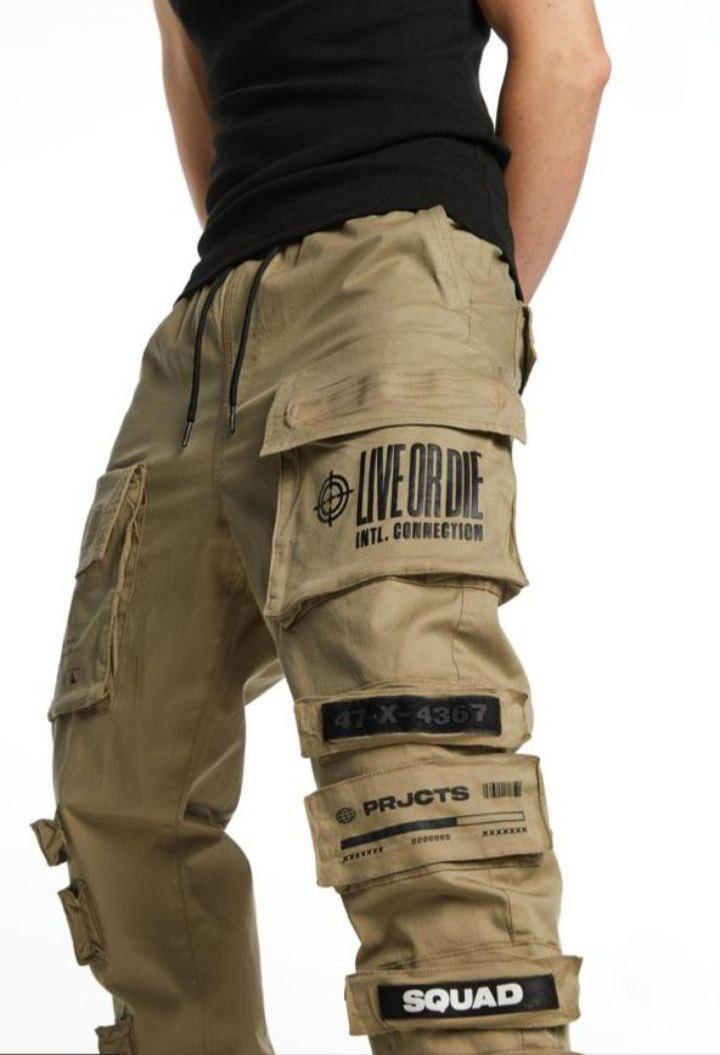 cargo pant black squad