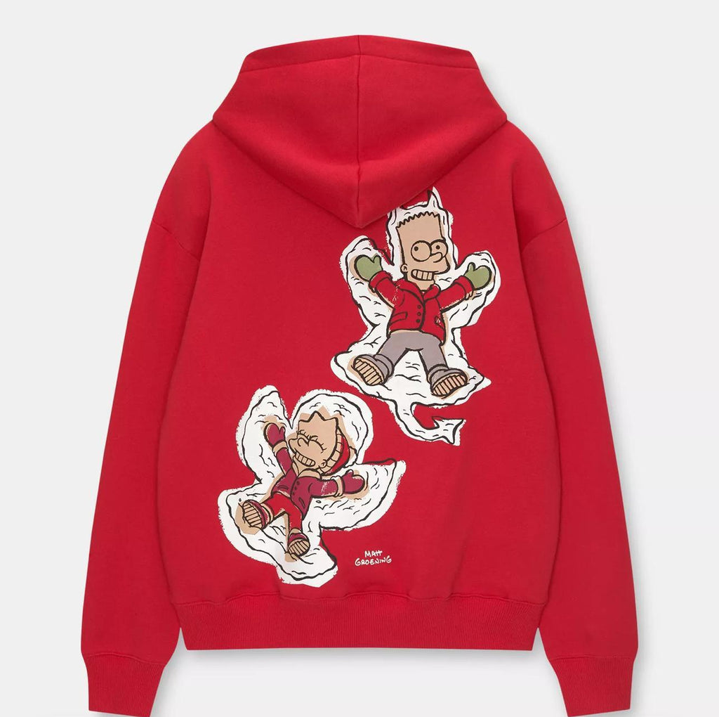 Hoodie P&b red