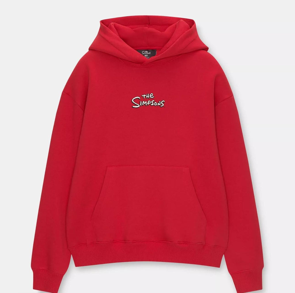 Hoodie P&b red