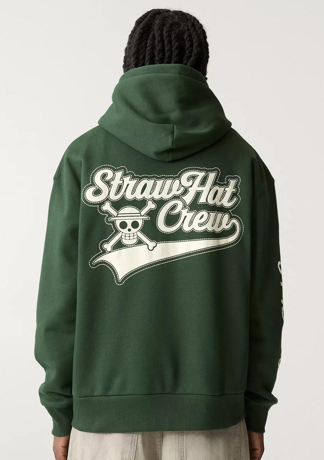 Hoodie P&b green