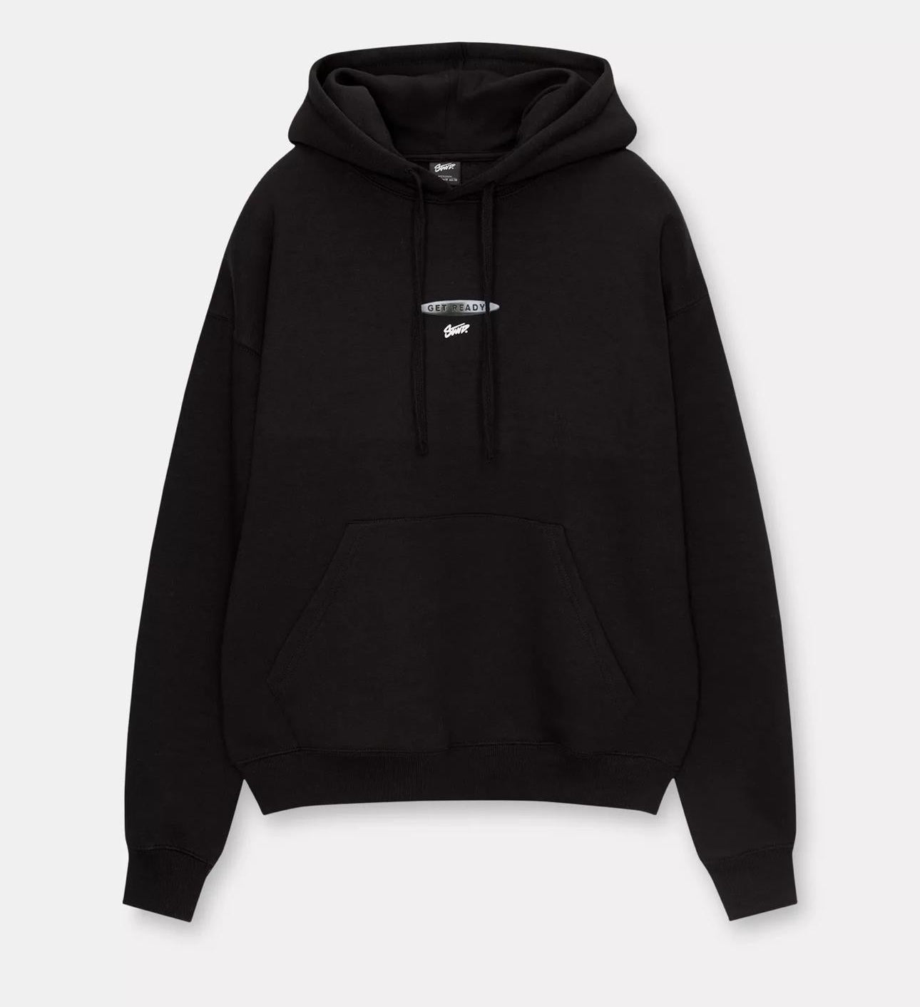 Hoodie P&b black