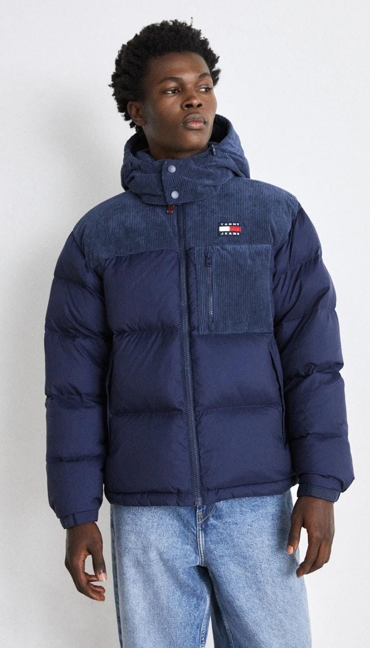 Tommy Jeans Cord Mix Alaska Puffer Jacket