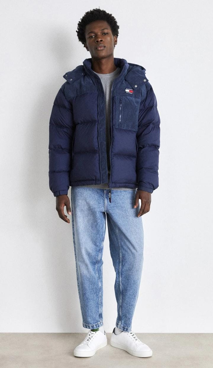 Tommy Jeans Cord Mix Alaska Puffer Jacket