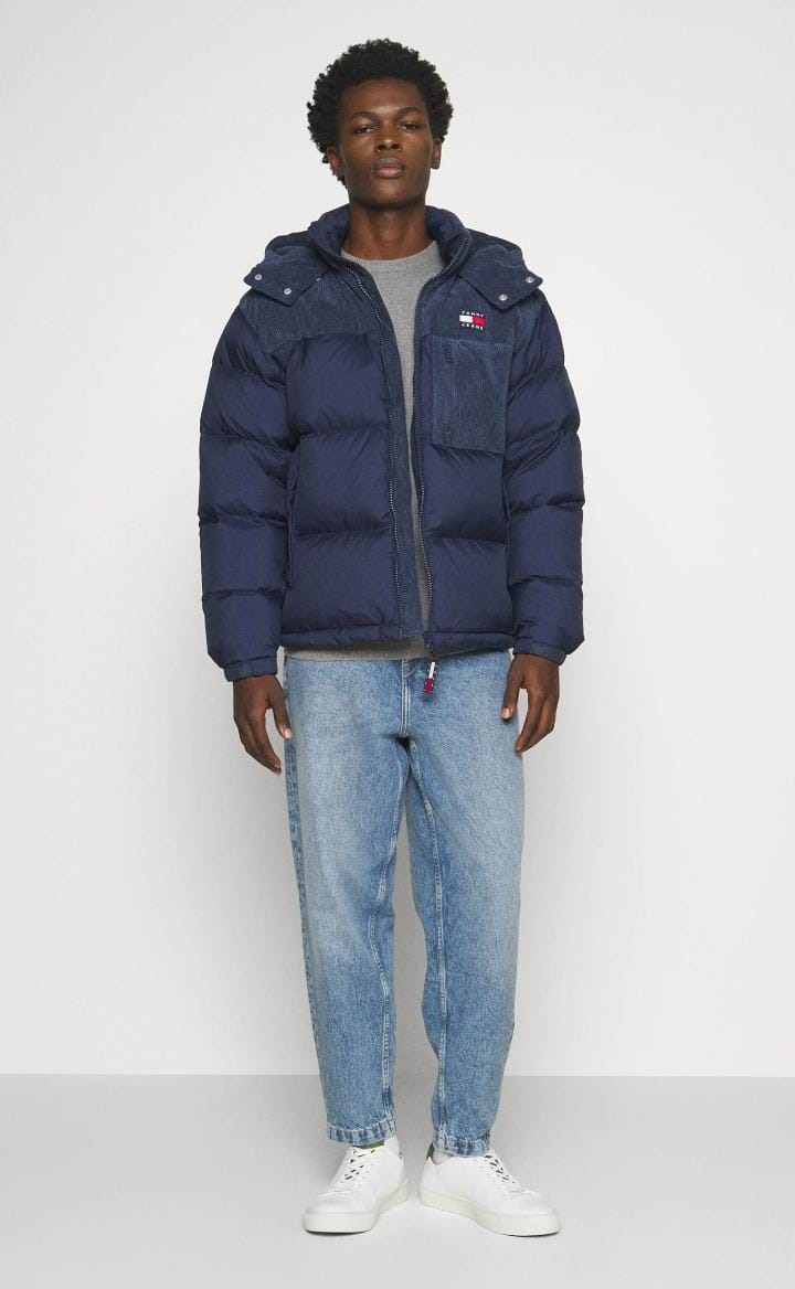 Tommy Jeans Cord Mix Alaska Puffer Jacket