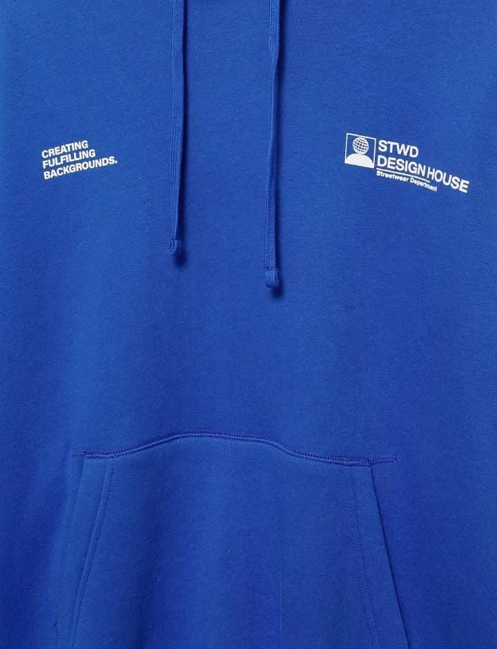 Pull&Bear Stwd hoodie in deep blue