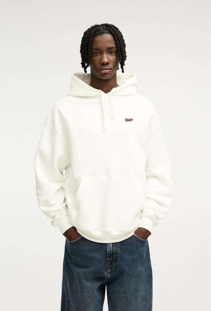 Pull&Bear STWD hoodie in white