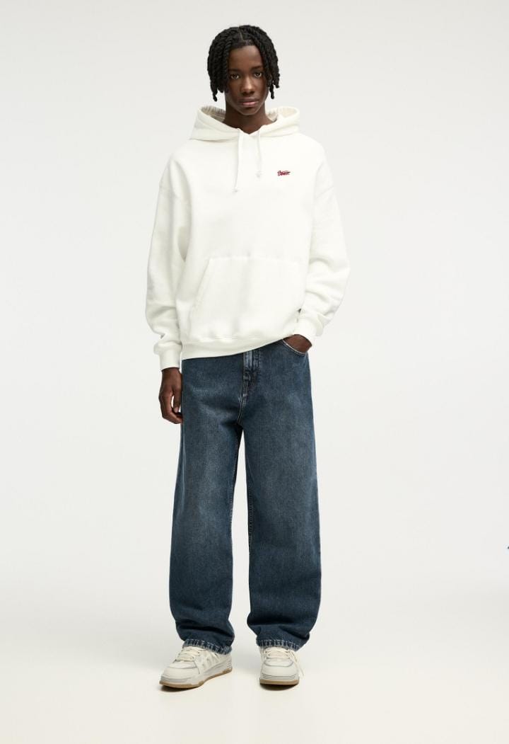 Pull&Bear STWD hoodie in white