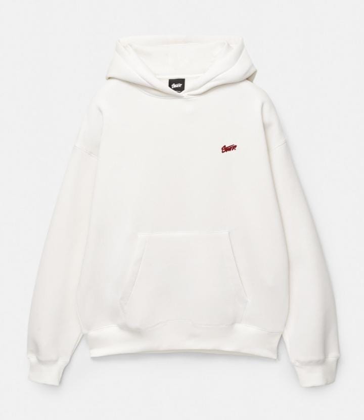 Pull&Bear STWD hoodie in white