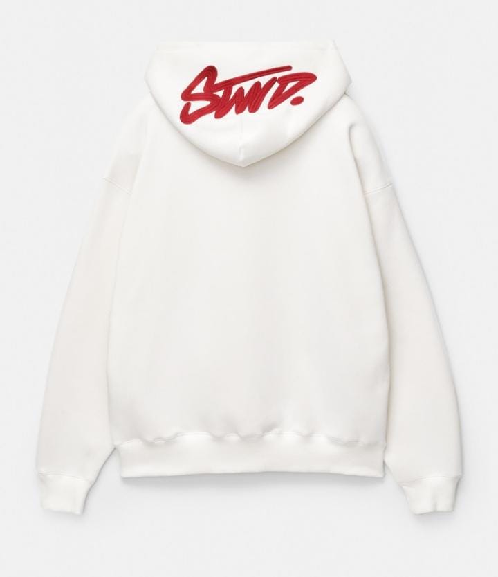 Pull&Bear STWD hoodie in white
