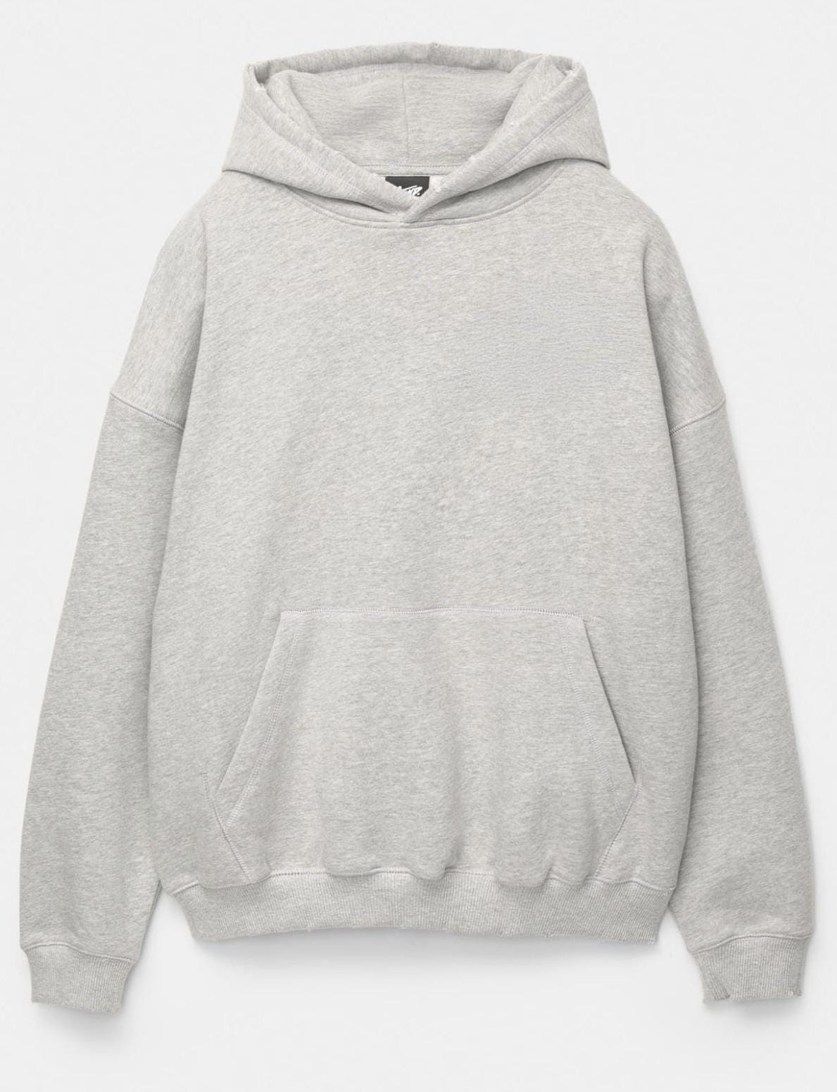 Pull&Bear STWD hoodie in grey