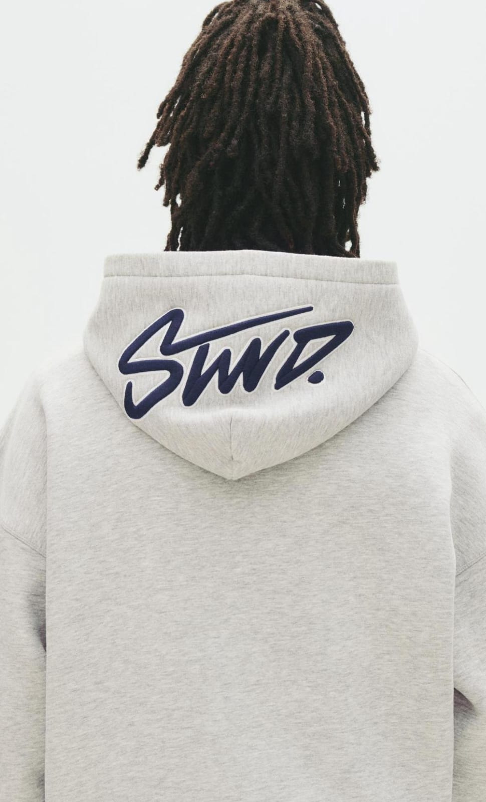 Pull&Bear STWD hoodie in grey