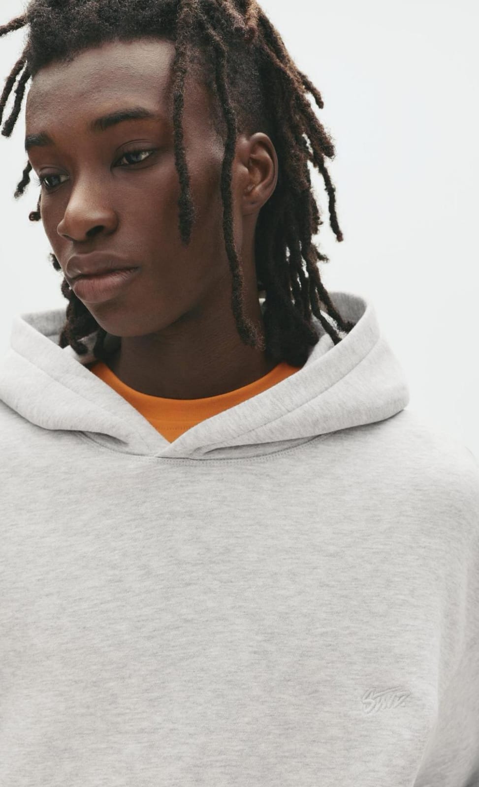 Pull&Bear STWD hoodie in grey