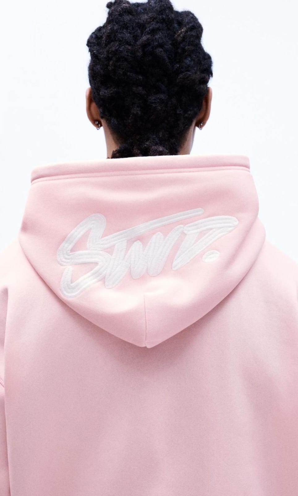 Pull&Bear STWD hoodie in pink