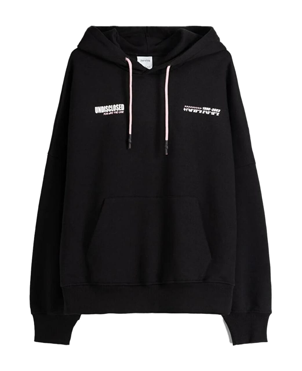 Bershka oversized hoodie Black