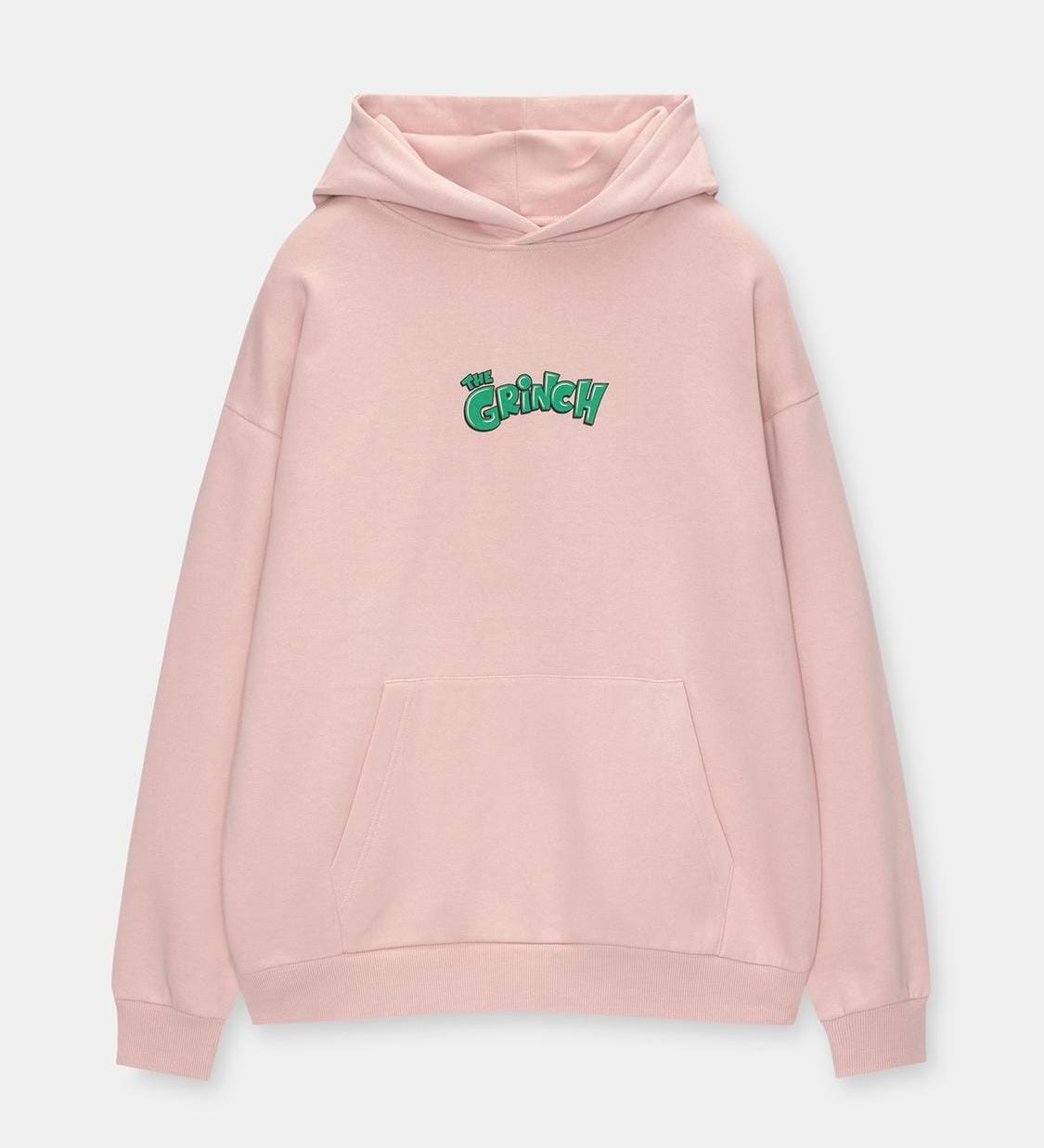 Pull&Bear "The Grinch" pink hoodie