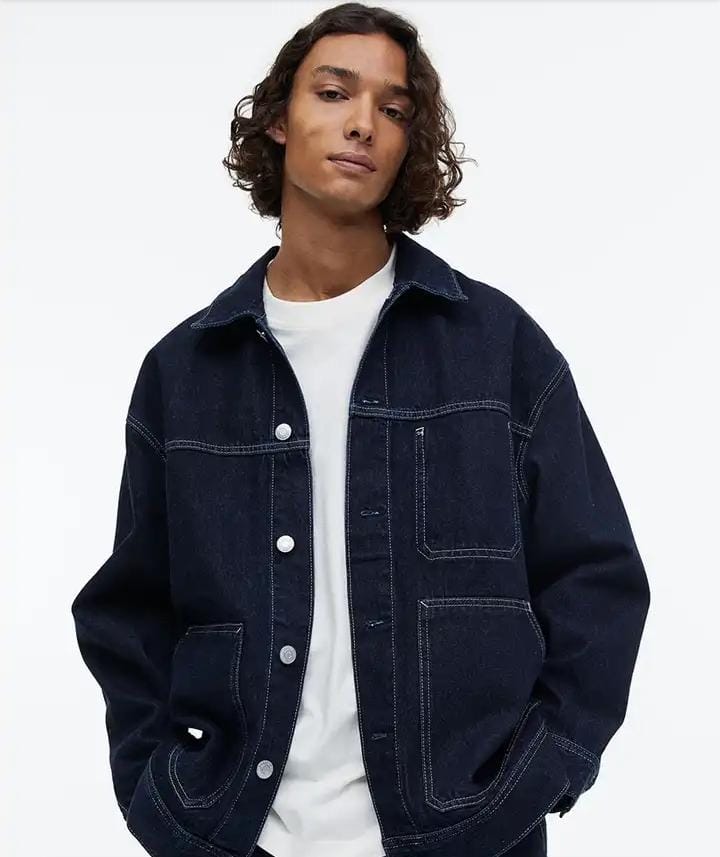 H&M Men Relaxed Fit Denim Jacket