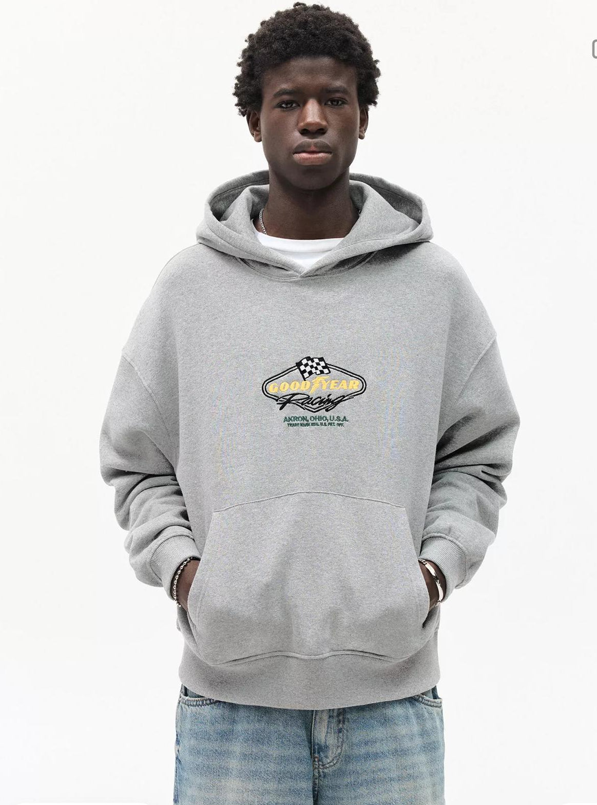 Hoodie P&b gray