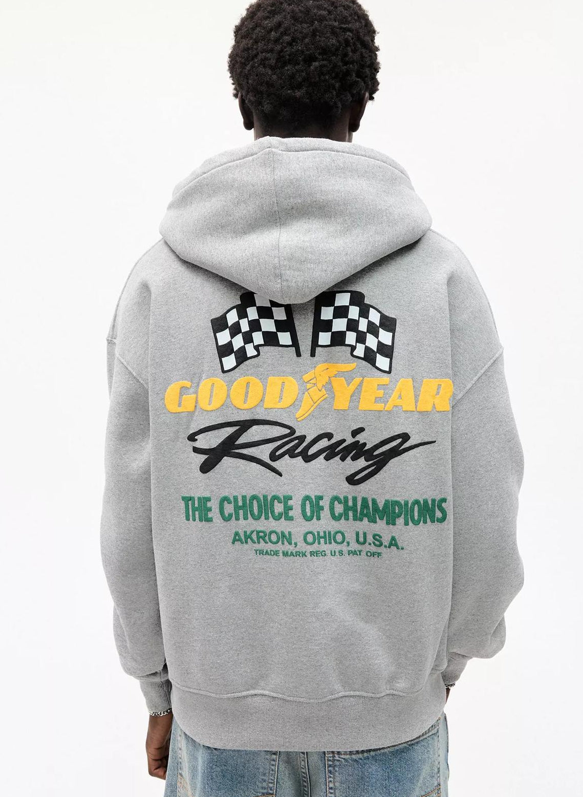 Hoodie P&b gray