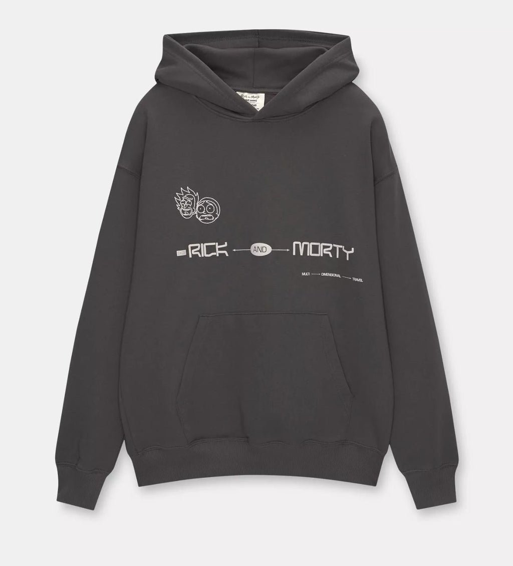 Hoodie P&b dark gray