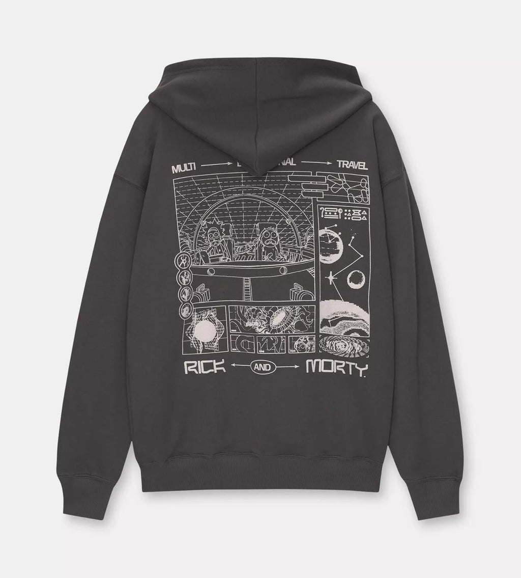 Hoodie P&b dark gray