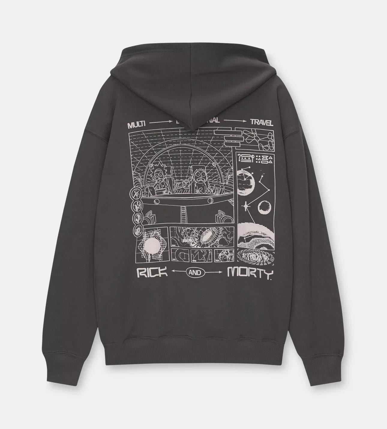 Hoodie P&b dark gray